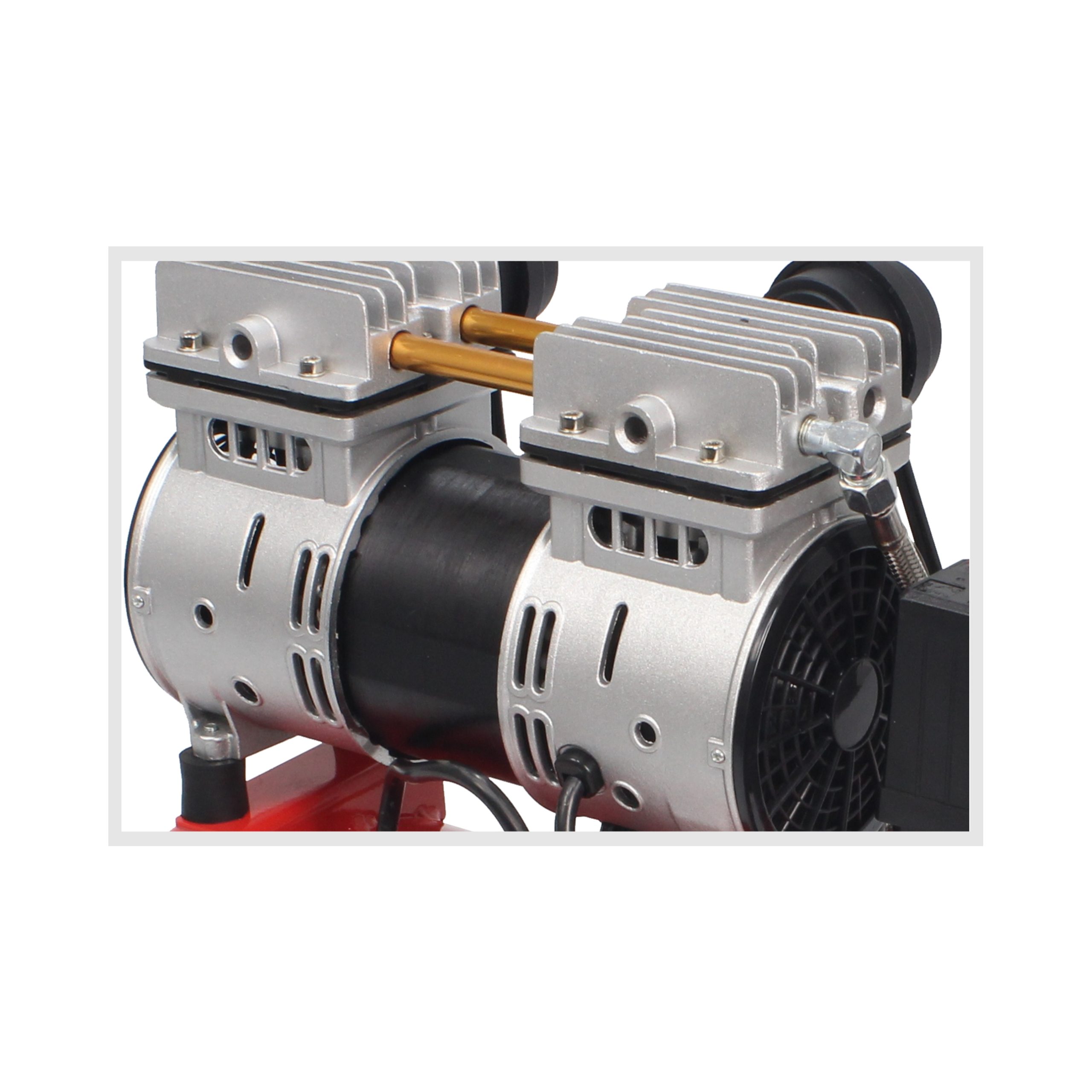 Compressor de Ar Monobloco 100L 6HP 4 Cabecas 2 Motores MADER